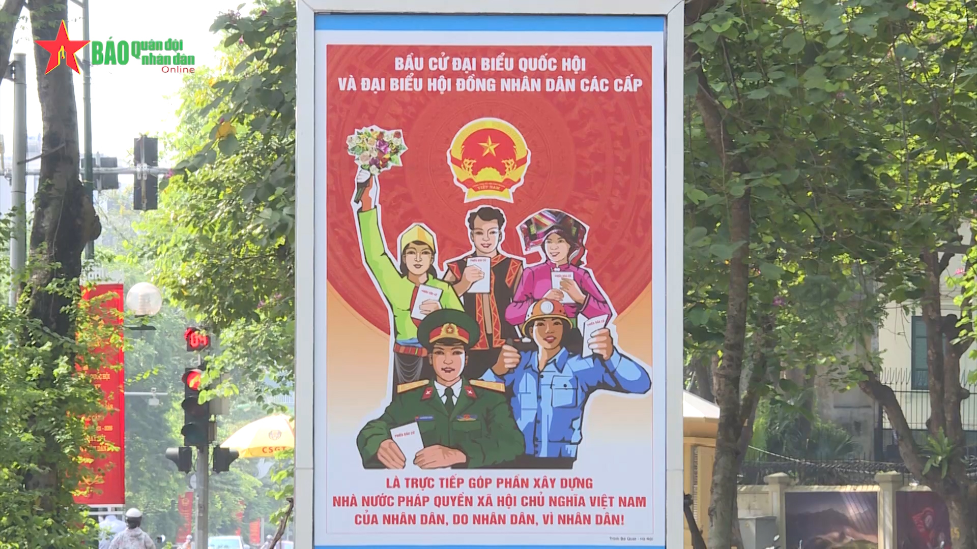 Hà Nội trước ngày hội bầu cử toàn dân